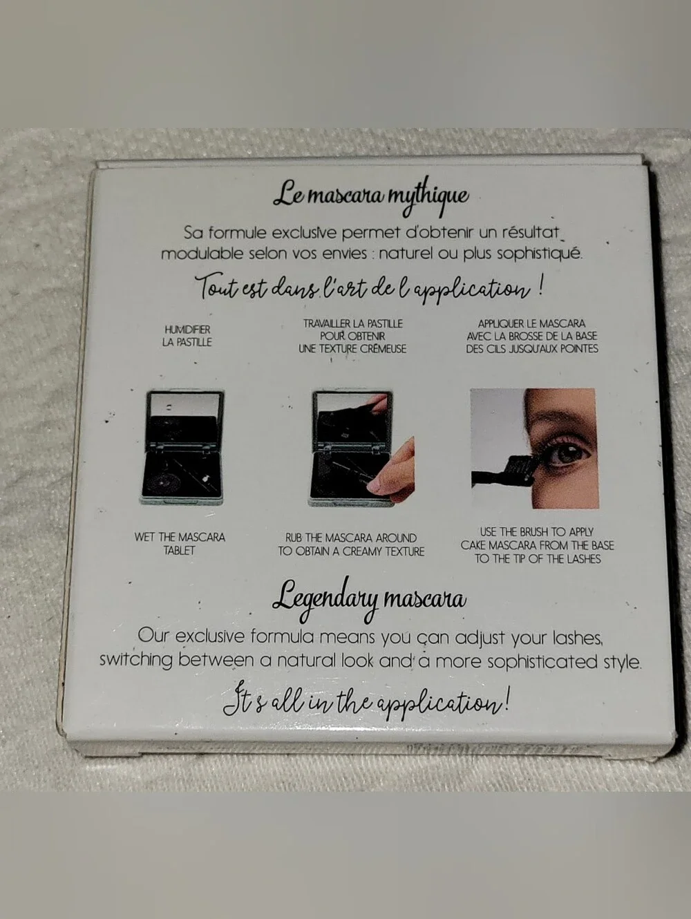 Longcils Boncza Vitry Cake Mascara new unused